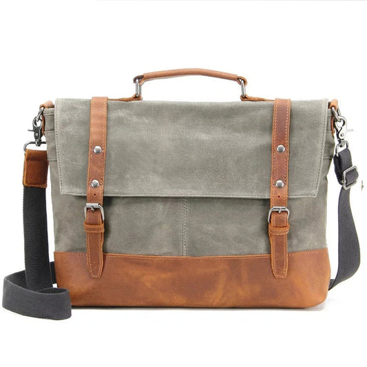 Retro Canvas Explorer Messenger Bag | COLORADO